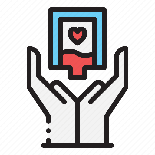 Blood, donation, hand, donor, healthcare, and, medical icon - Download on Iconfinder