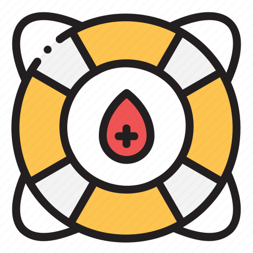 Life, saver, bouy, healthcare, blood, donation, transfusion icon - Download on Iconfinder