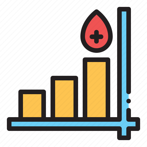 Statistic, blood, rating, analitycs, healthcare, and, medical icon - Download on Iconfinder