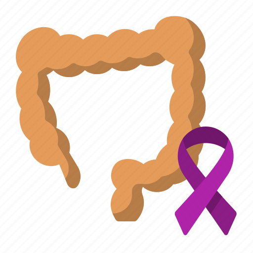 Colon, healthcare, medical, awareness, disease, ribbon icon - Download on Iconfinder
