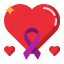 heart, cancer, healthcare, medical, solidarity, awareness, ribbon 