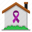 house, cancer, healthcare, medical, world, shelter, ribbon