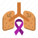 lungs, cancer, healthcare, medical, illness, ribbon