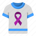 shirt, world, cancer, ribbon, awareness, fashion, healthcare