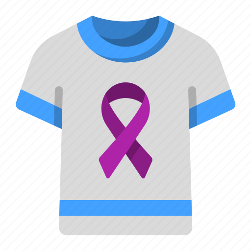 Shirt, world, cancer, ribbon, awareness, fashion, healthcare icon - Download on Iconfinder