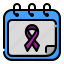 calendar, world, cancer, ribbon, time, date, awareness, healthcare 