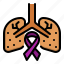 lungs, cancer, healthcare, medical, illness, ribbon 