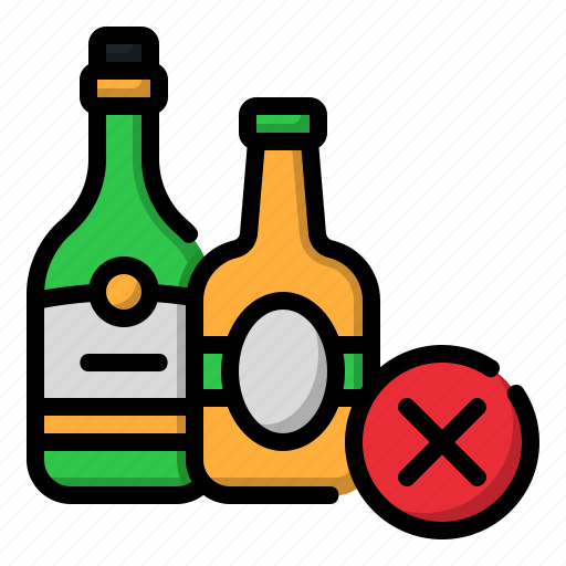 No, alcohol, drink, healthcare, medical, signaling, prohibition icon - Download on Iconfinder