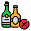 no, alcohol, drink, healthcare, medical, signaling, prohibition, forbidden 