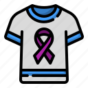 shirt, world, cancer, ribbon, awareness, fashion, healthcare