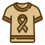 shirt, world, cancer, ribbon, awareness, fashion, healthcare 