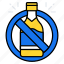 drink, alcohol, forbidden, beverage, no, stop, addiction, warning 