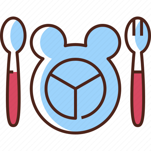 Utensils, drink, kids, baby, eat, spoon, fork icon - Download on Iconfinder