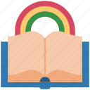 book, education, pencil, online, study, kid, rainbow