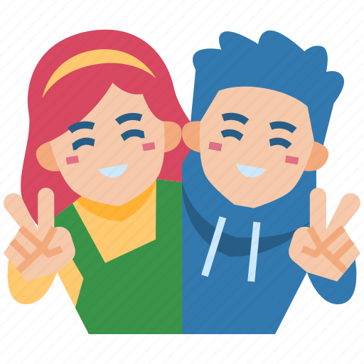 Friends, people, friendship, happy, love, boy, girl icon - Download on Iconfinder