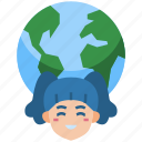 world, global, earth, globe, kids, girl, children