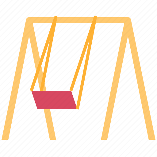 Swings, swing, nature, fun, playground, park, play icon - Download on Iconfinder