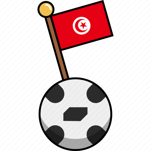 Cup, flag, football, soccer, tunisia, world, ball icon - Download on Iconfinder