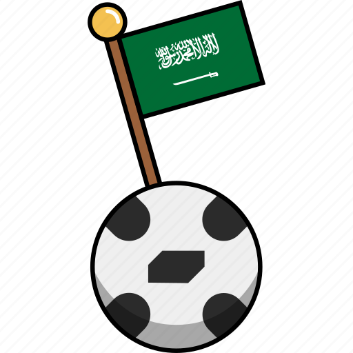 Cup, flag, football, saudi arabia, soccer, world, ball icon - Download on Iconfinder