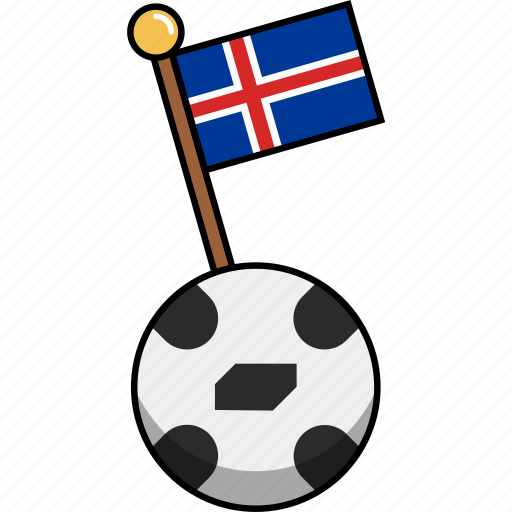 Cup, flag, football, iceland, soccer, world, ball icon - Download on Iconfinder