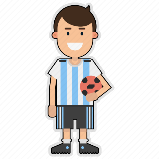 Argentina, cup, football, player, soccer, sticker, world icon - Download on Iconfinder
