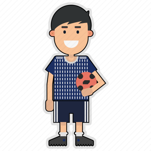 Cup, football, japan, player, soccer, sticker, world icon - Download on Iconfinder