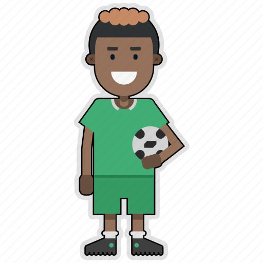 Cup, football, nigeria, player, soccer, sticker, world icon - Download on Iconfinder