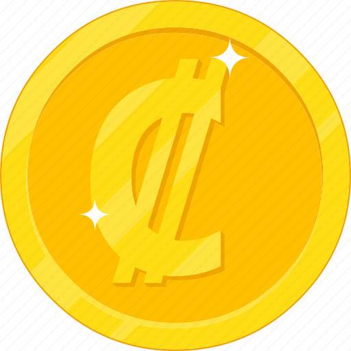 Colon, currency, gold, gold coin, money icon - Download on Iconfinder