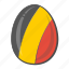 belgium, egg, flag, european 