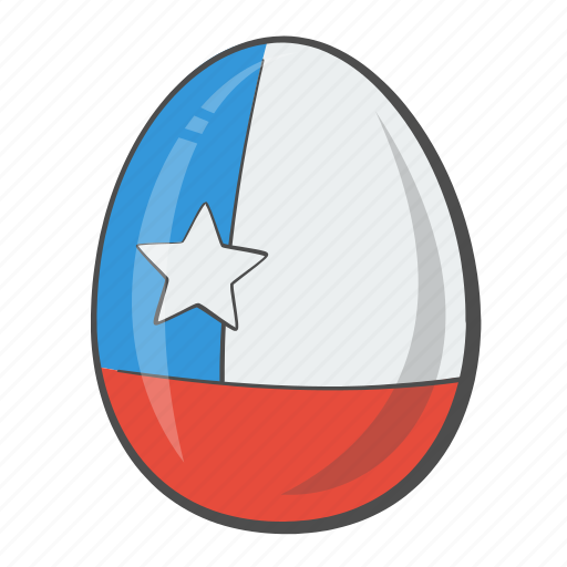 Chile, egg, flag, flags icon - Download on Iconfinder
