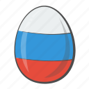 egg, flag, russia, nation 