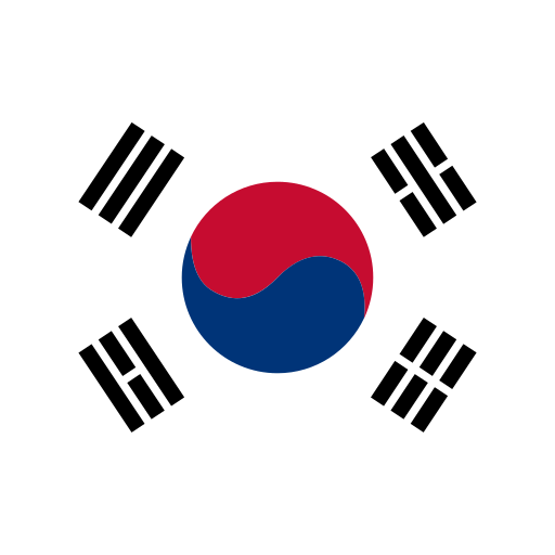 Flag, south korea, country, world icon - Free download