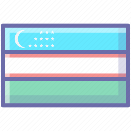 Country, flag, flags, uzbekistan, uzbekistan flag icon - Download on Iconfinder