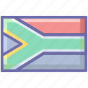 africa, country, flag, flags, rectangle, south
