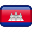 cambodia, country, flag