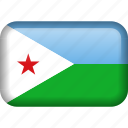 djibouti, country, flag