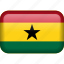 ghana, country, flag 