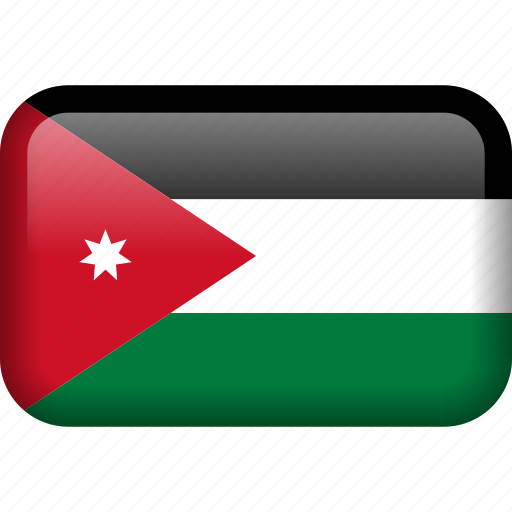 Jordan, country, flag icon - Download on Iconfinder