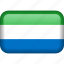 sierra leone, country, flag 