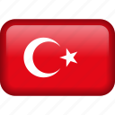 turkey, country, flag