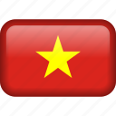 vietnam, country, flag