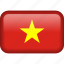 vietnam, country, flag 