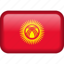 kyrgyzstan, country, flag