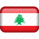 lebanon, country, flag