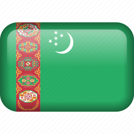 Turkmenistan, country, flag icon - Download on Iconfinder