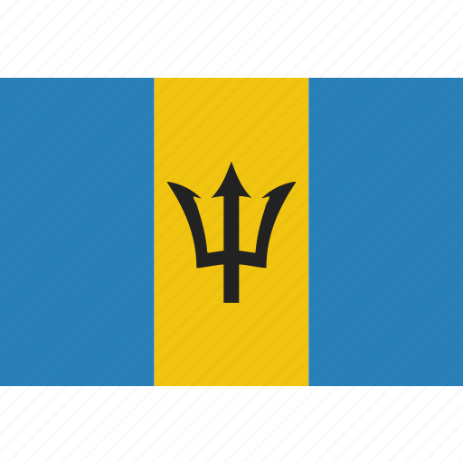 Barbados, country, flag, national icon - Download on Iconfinder