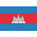 cambodia, cambodian, country, flag 