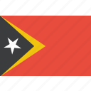 country, east, flag, national, timor 