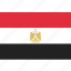 country, egypt, egyptian, flag, national 