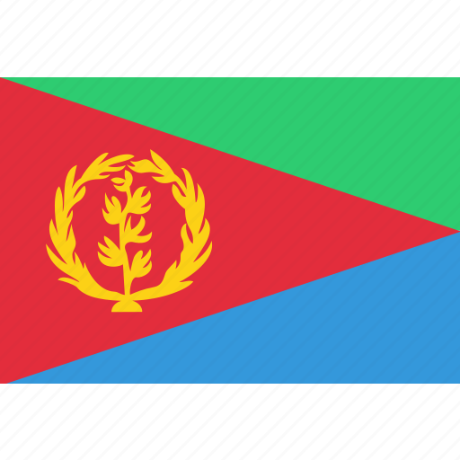 Country, eritrea, eritrean, flag, national icon - Download on Iconfinder